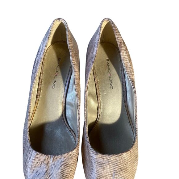 Bandolino wedge heels Nude Comfy Work Business Professional Timeless - Picture 1 of 10